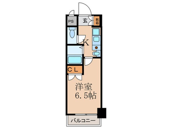 ﾗﾅｯﾌﾟｽｸｴｱ天満ﾌﾟﾗｲﾑ(907)の物件間取画像